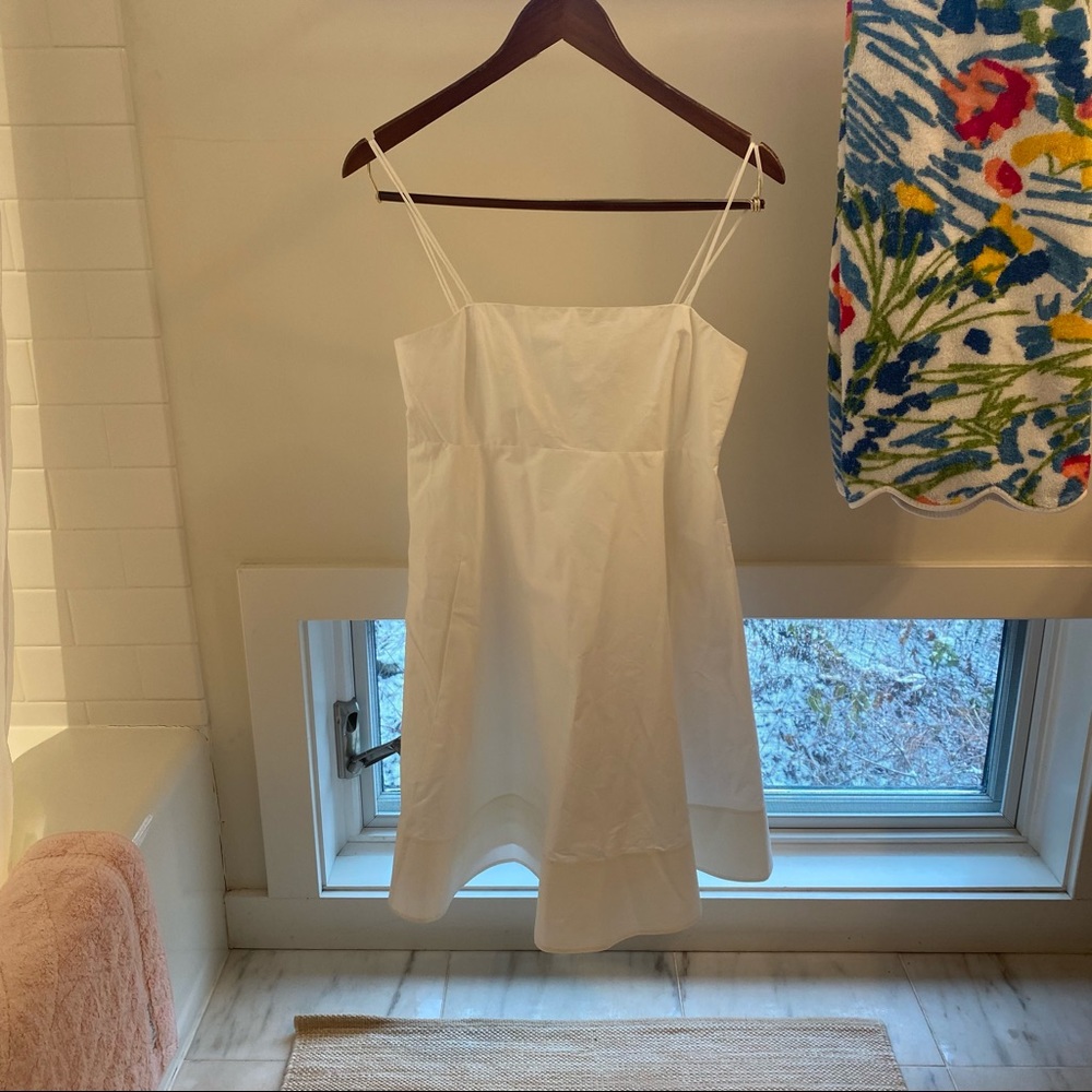 3.1 Philip Lim White Spaghetti Strap A-Line Dress